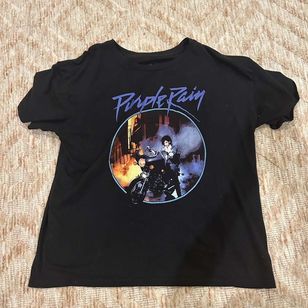 Prince purple rain tee.